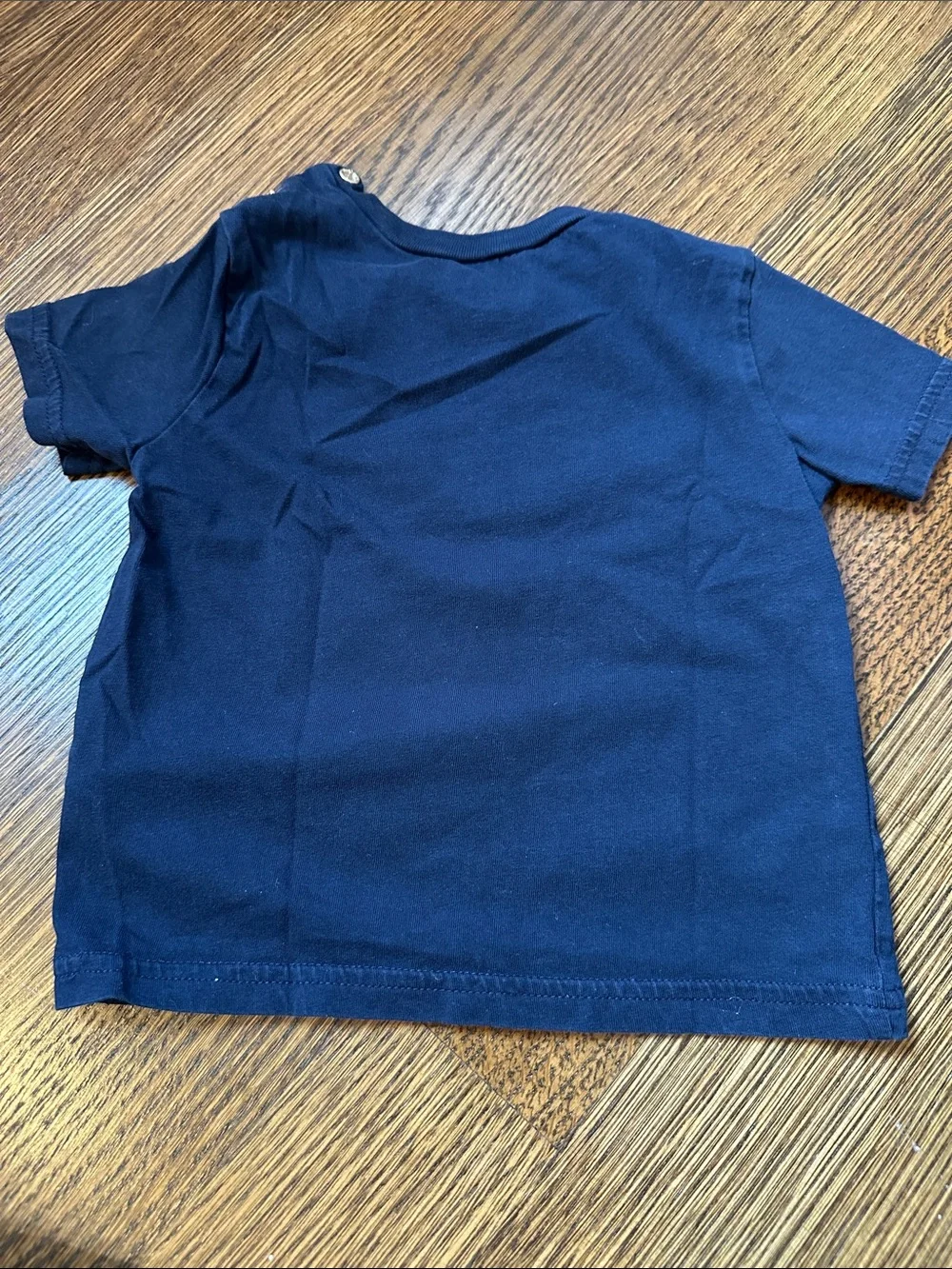 Ralph Lauren Boys Navy Short-Sleeve Tee with Red Pony Logo